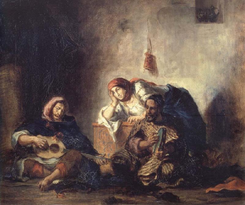 Eugene Delacroix Jewish Musicians of Mogador